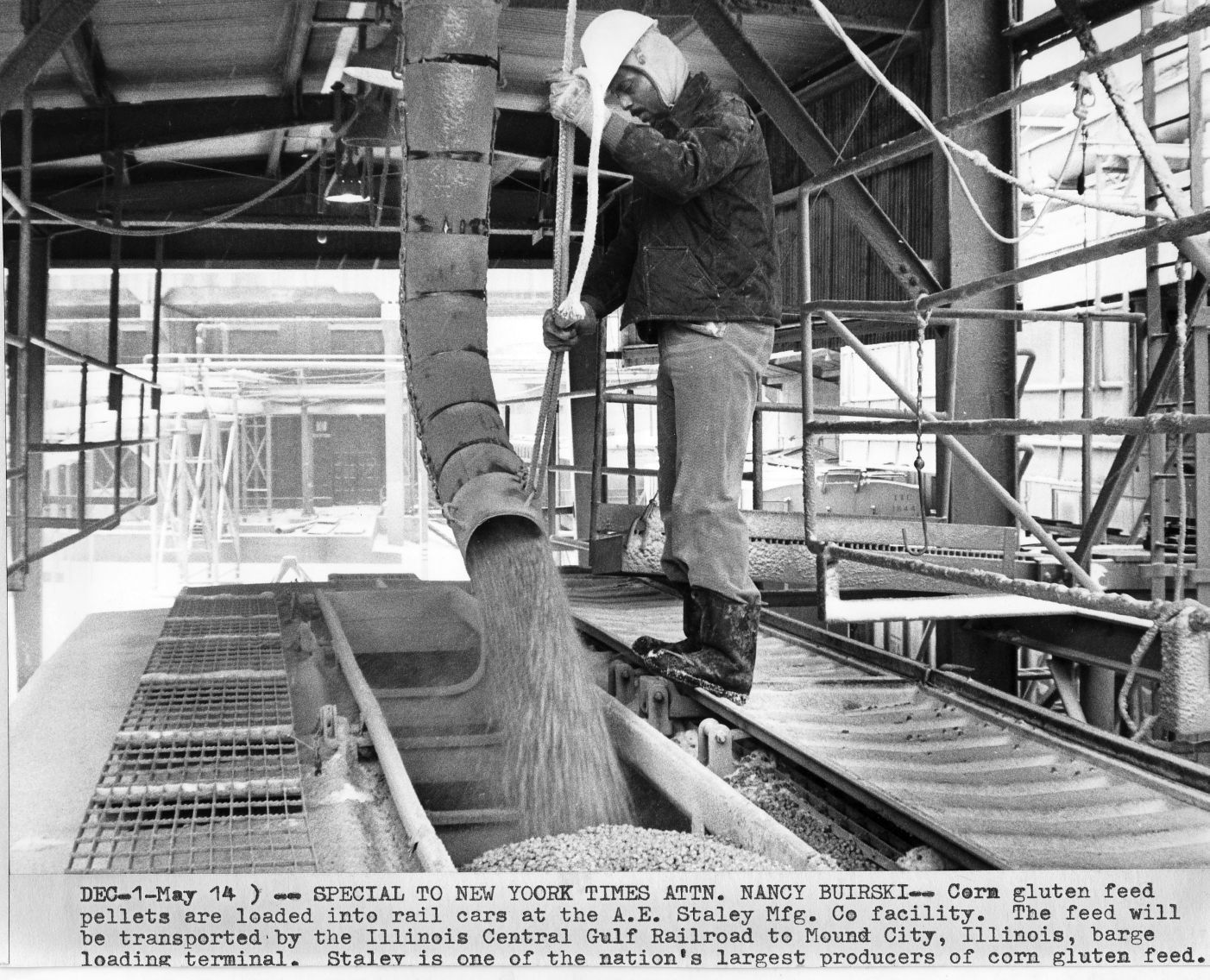 Staley rail cars 1982
